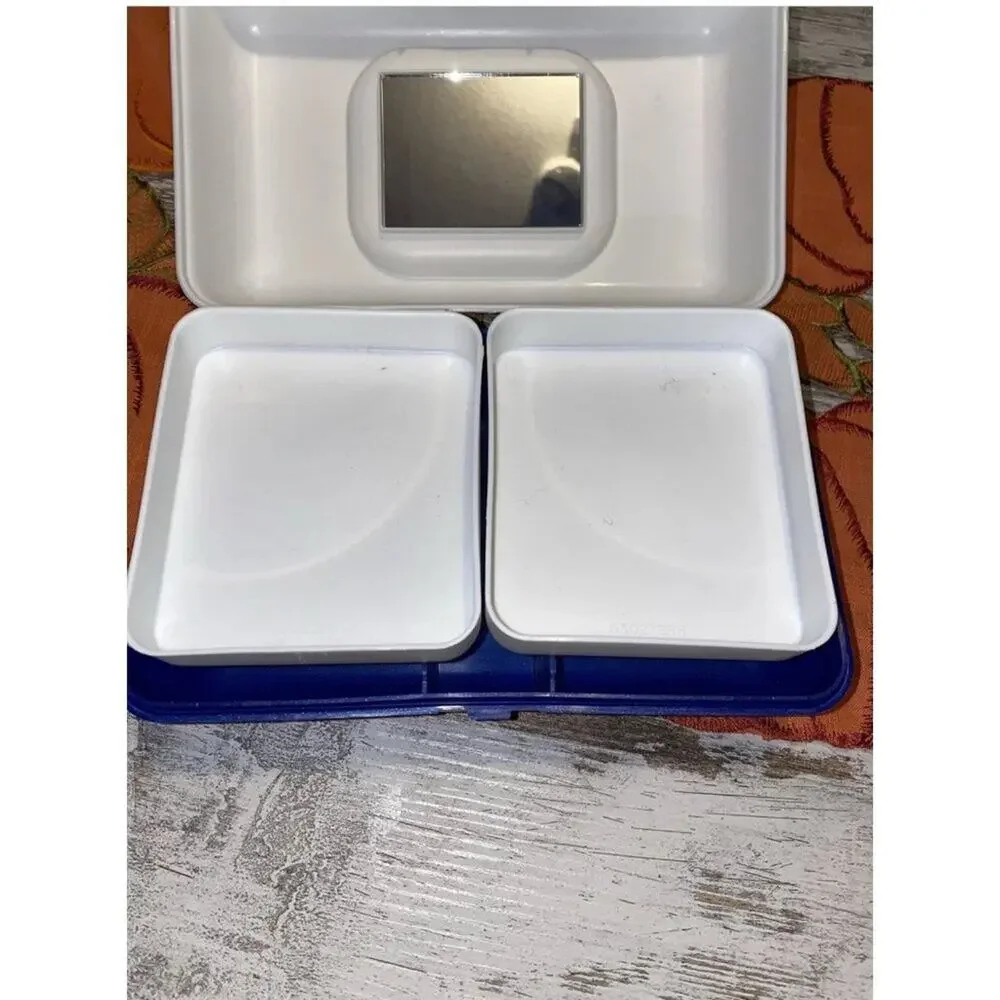 Caboodles Pretty in Petite USA Retro Makeup Organizer with Mirror – 90s Remake